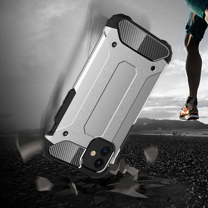 Apple iPhone 12 Mini Uyumlu Kılıf Zore Crash Silikon Kapak - 7
