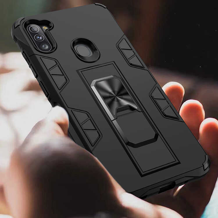 Samsung Galaxy M11 Uyumlu Kılıf Zore Volve Kapak - 4