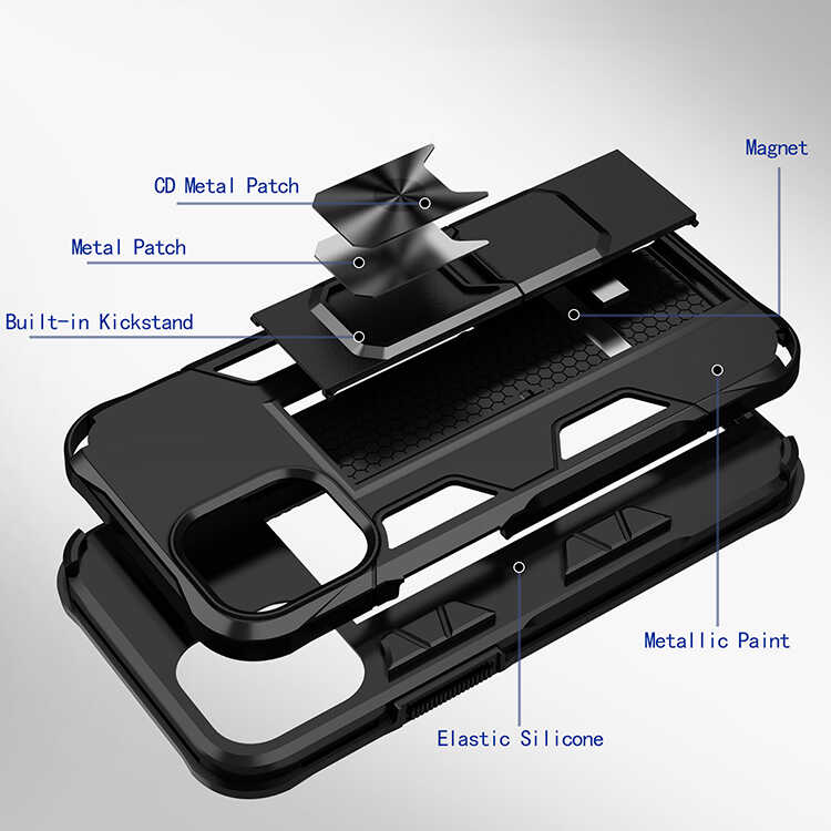 Apple iPhone 12 Uyumlu Kılıf Zore Volve Kapak - 3