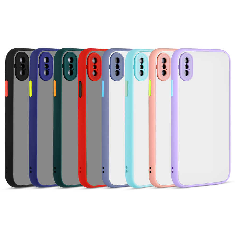 Apple iPhone XS Max Uyumlu Kılıf Zore Hux Kapak - 3
