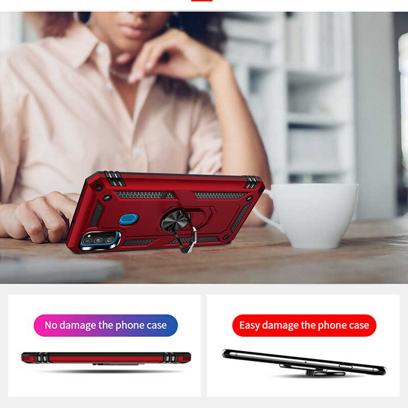 Samsung Galaxy M21 Uyumlu Kılıf Zore Vega Kapak - 4