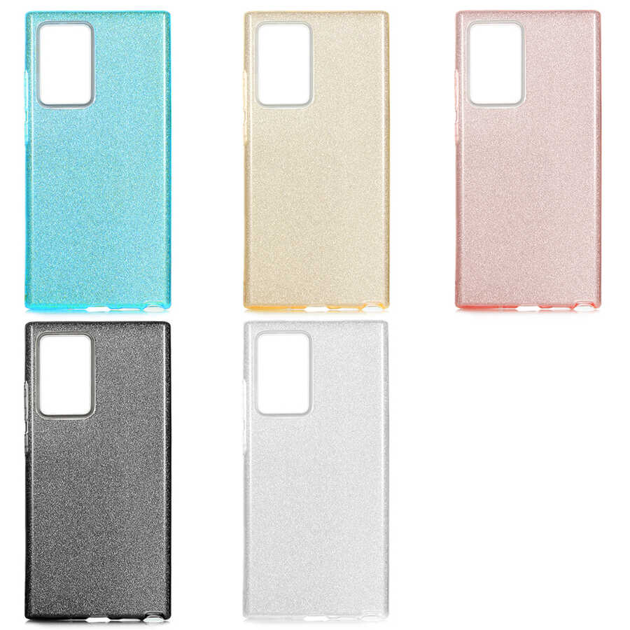 Samsung Galaxy Note 20 Ultra Uyumlu Kılıf Zore Shining Silikon - 1