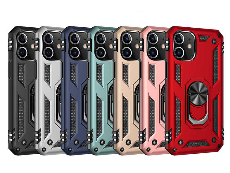 Apple iPhone 12 Uyumlu Kılıf Zore Vega Kapak - 7