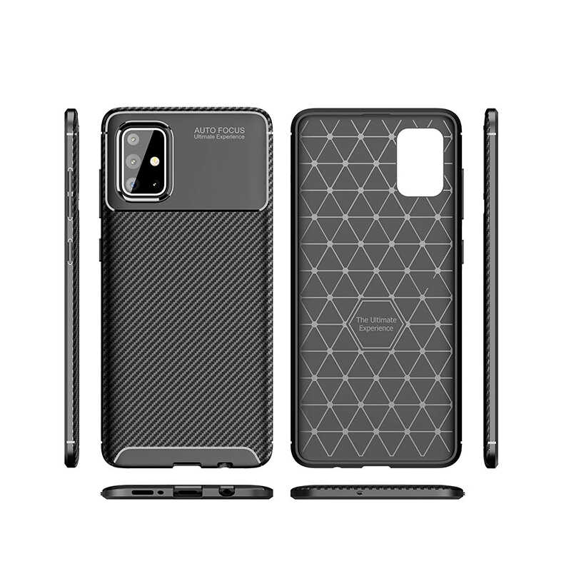 Samsung Galaxy M31S Uyumlu Kılıf Zore Negro Silikon Kapak - 8