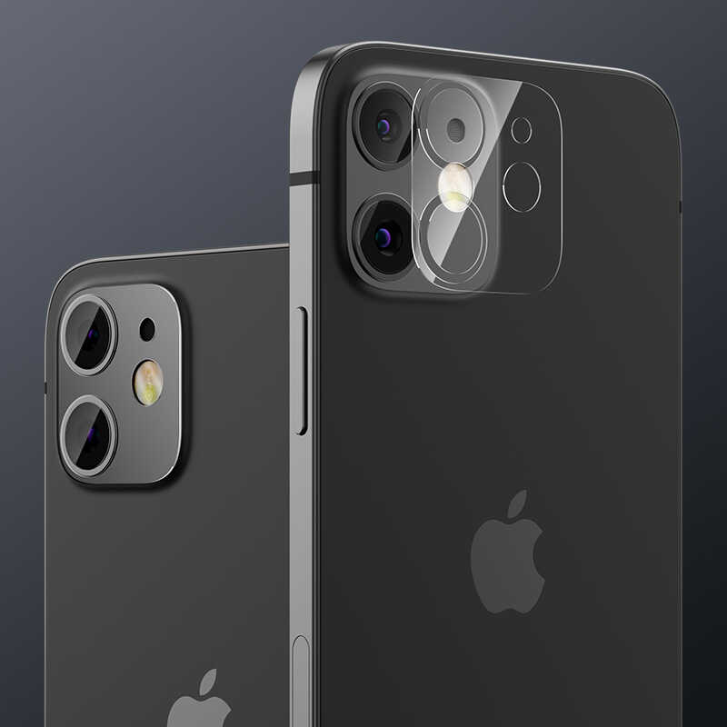 Apple iPhone 12 Mini Uyumlu Benks Soft Kamera Lens Koruyucu Cam - 1