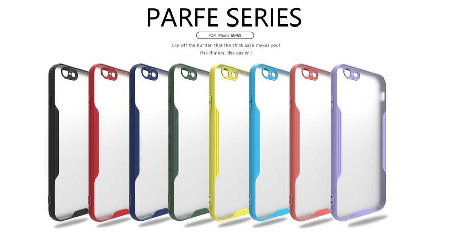 Apple iPhone 6 Uyumlu Kılıf Zore Parfe Kapak - 1