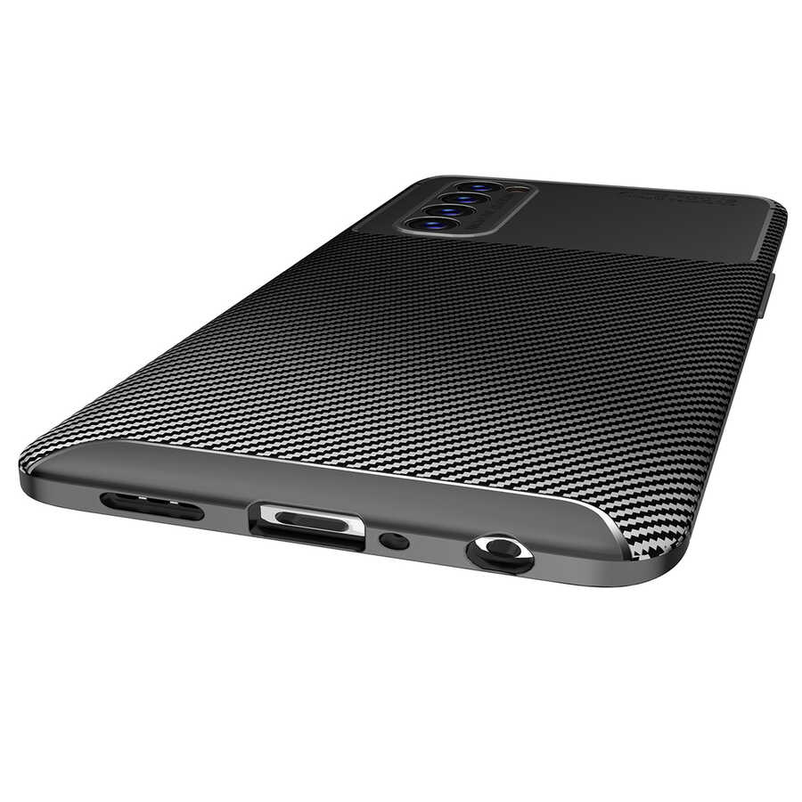 Oppo Reno 4 Pro 4G Uyumlu Kılıf Zore Negro Silikon Kapak - 2