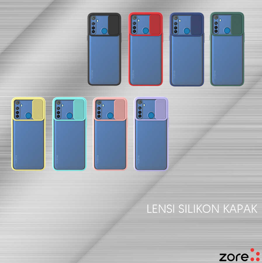 Realme 6İ Uyumlu Kılıf Zore Lensi Kapak - 1