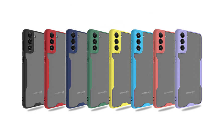 Samsung Galaxy S21 Uyumlu Kılıf Zore Parfe Kapak - 1