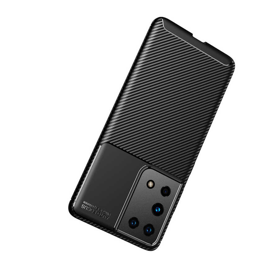 Samsung Galaxy S21 Ultra Uyumlu Kılıf Zore Negro Silikon Kapak - 8