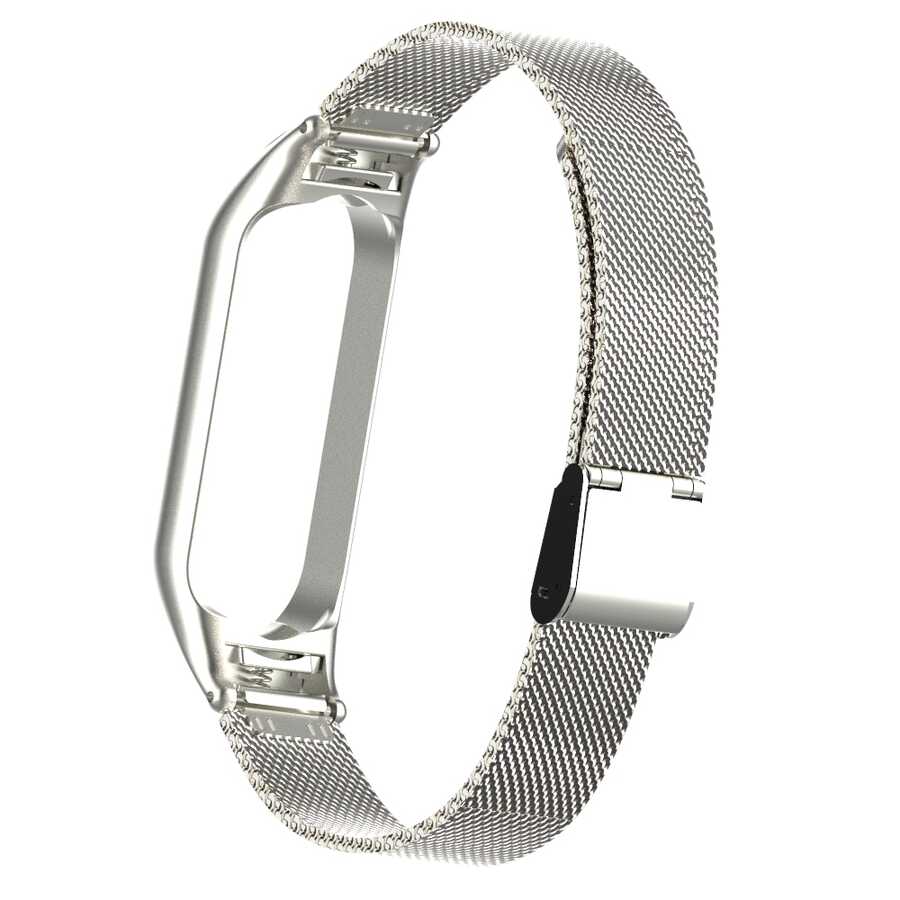 Xiaomi Mi Band 5 Uyumlu KRD-06 Metal Kordon - 3