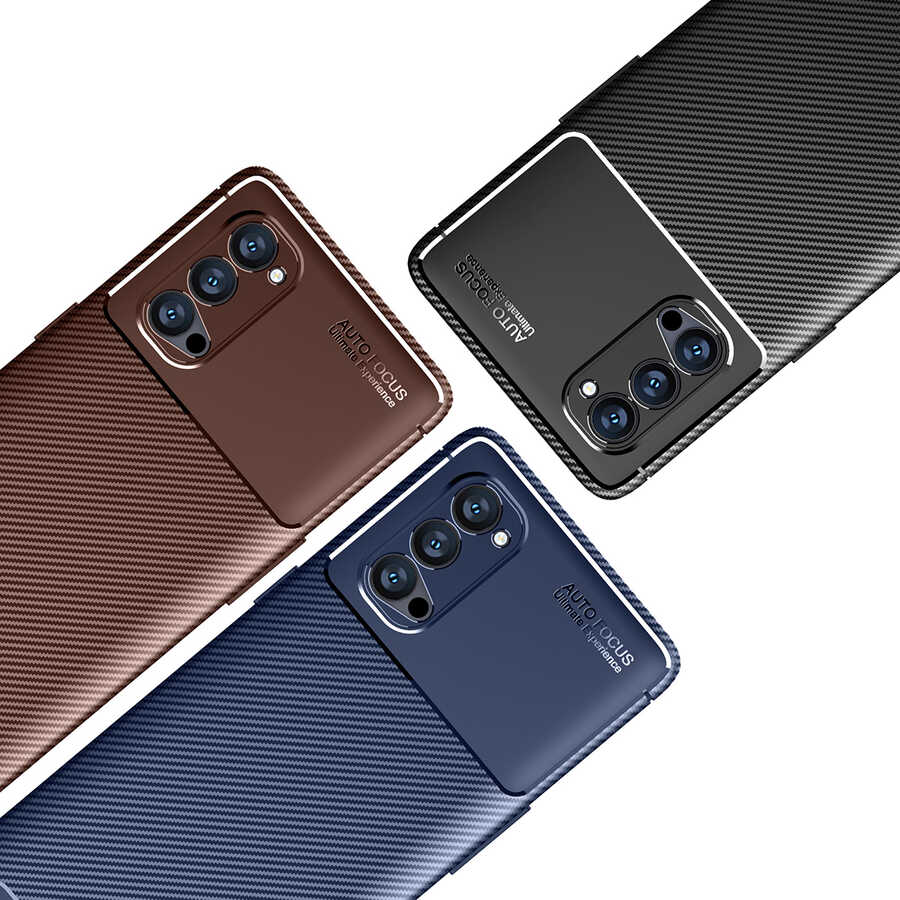 Oppo Reno 4 Pro 5G Uyumlu Kılıf Zore Negro Silikon Kapak - 3