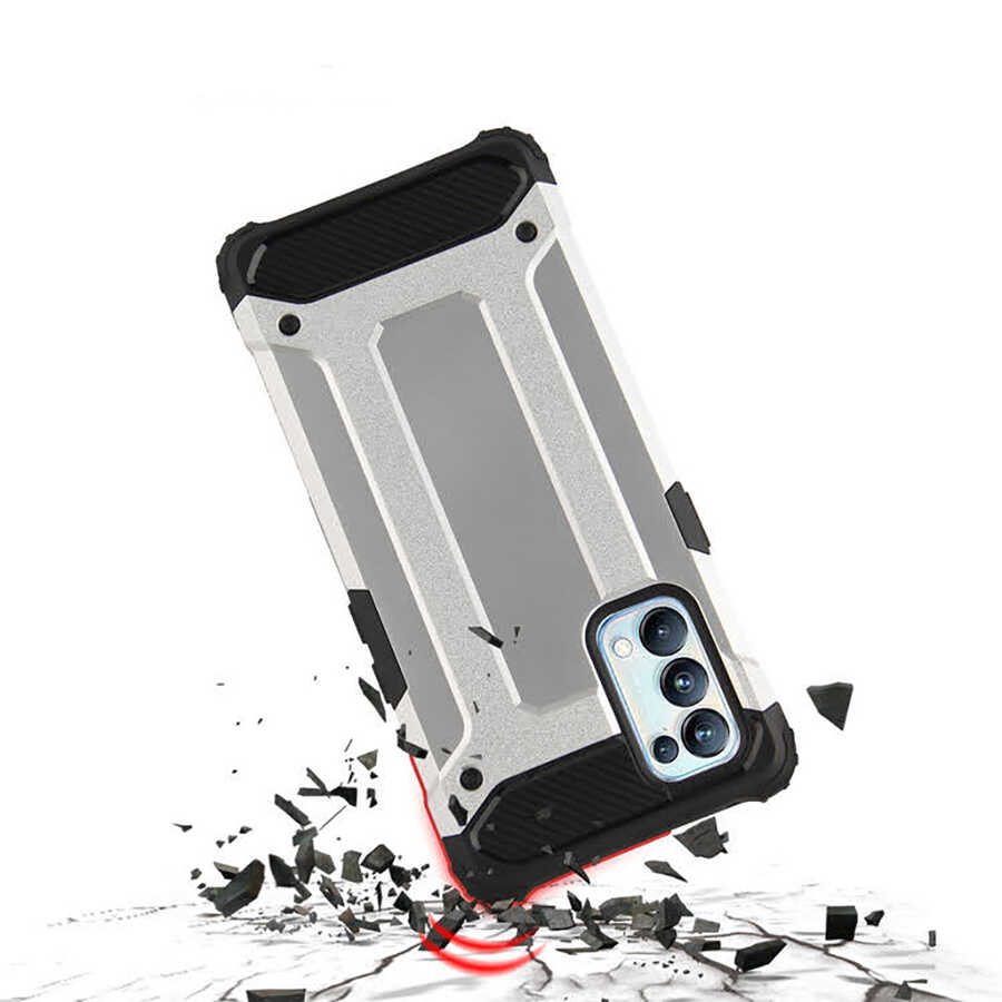 Oppo Reno 5 Pro 5G Uyumlu Kılıf Zore Crash Silikon Kapak - 5