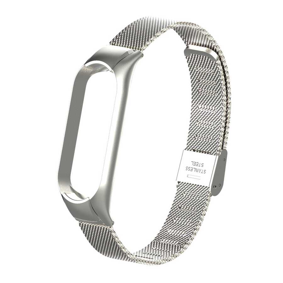 Xiaomi Mi Band 6 Uyumlu KRD-06 Metal Kordon - 1