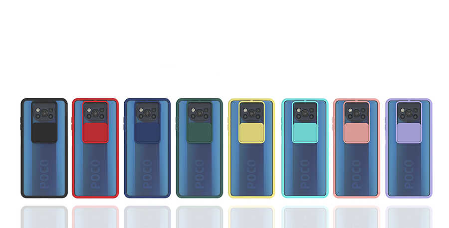 Xiaomi Poco X3 Uyumlu Kılıf Zore Lensi Kapak - 2