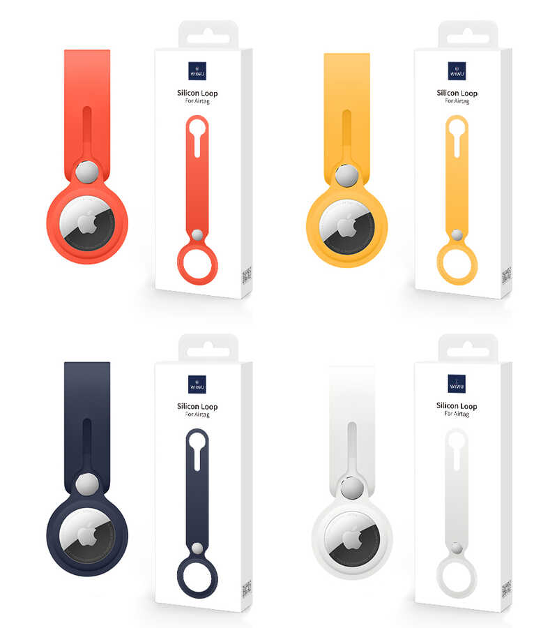 Wiwu Silikon Loop Airtag Anahtarlık - 1