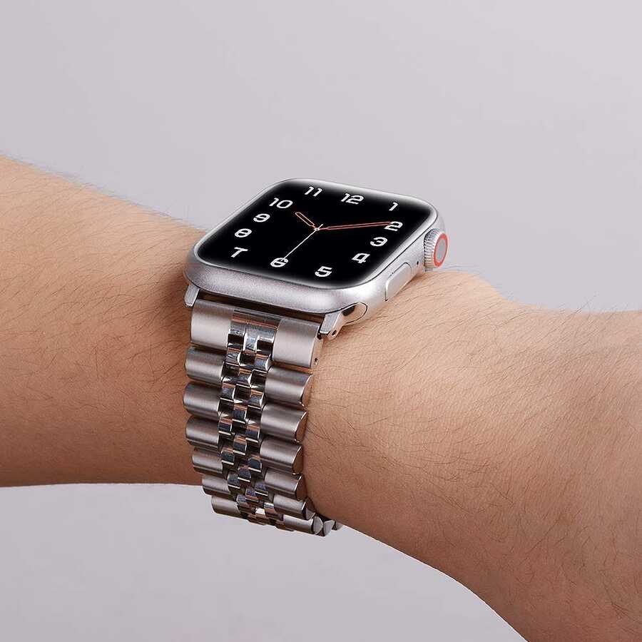 Apple Watch 38mm Uyumlu KRD-36 Metal Kordon - 2
