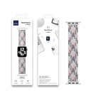 Apple Watch 38mm Uyumlu Wiwu Braided Solo Loop Contrast Color Medium Kordon - 13