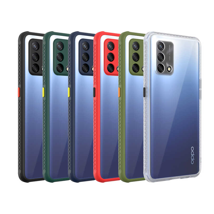 Oppo A74 4G Uyumlu Kılıf ​​Zore Kaff Kapak - 8
