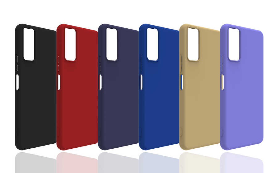 Vivo Y20 Uyumlu Kılıf Zore Biye Silikon - 1