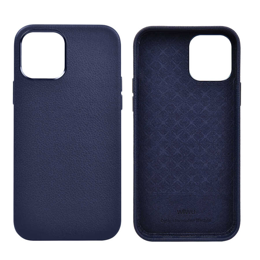 Apple iPhone 13 Pro Max Uyumlu Kılıf Wiwu Calfskin Kapak - 2