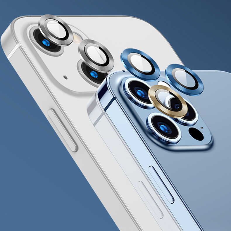 Apple iPhone 13 Pro Max Uyumlu CL-02 Kamera Lens Koruyucu - 8