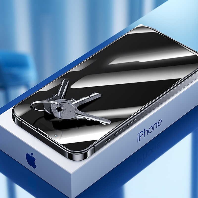 Apple iPhone 13 Mini Uyumlu Benks V Pro Privacy Ekran Koruyucu - 4