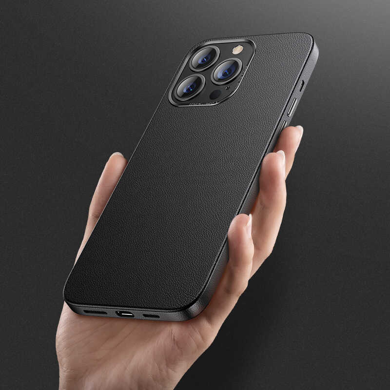 Apple iPhone 13 Pro Uyumlu Kılıf Benks Magnetic Hakiki Deri Kılıf - 3