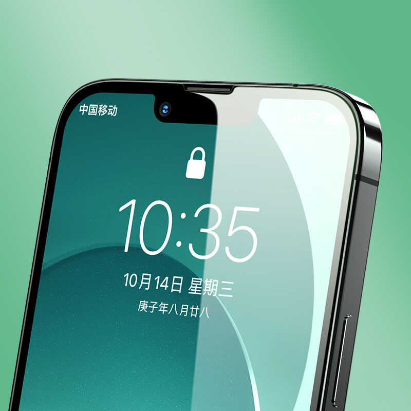 Apple iPhone 13 Uyumlu ​​​​Benks V Pro Green Light Ekran Koruyucu - 4