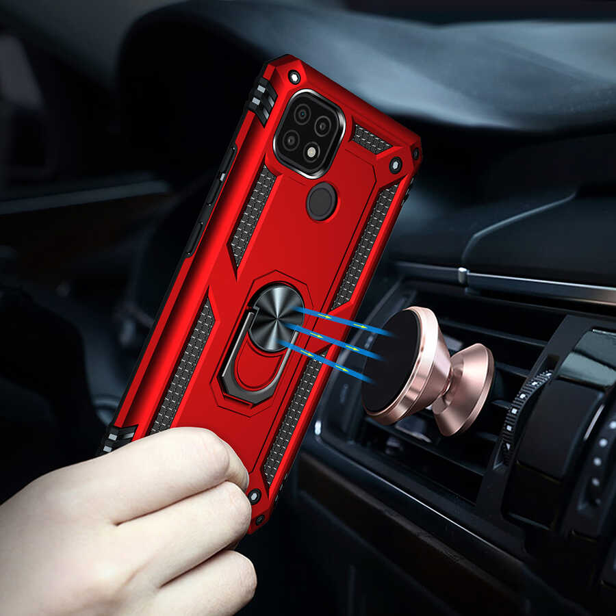 Realme C21 Uyumlu Kılıf Zore Vega Kapak - 7
