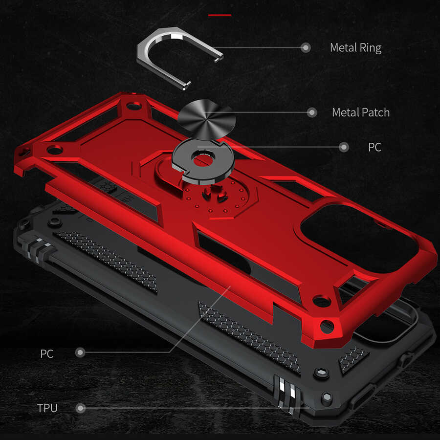 Xiaomi Redmi Note 9 4G Uyumlu Kılıf Zore Vega Kapak - 6