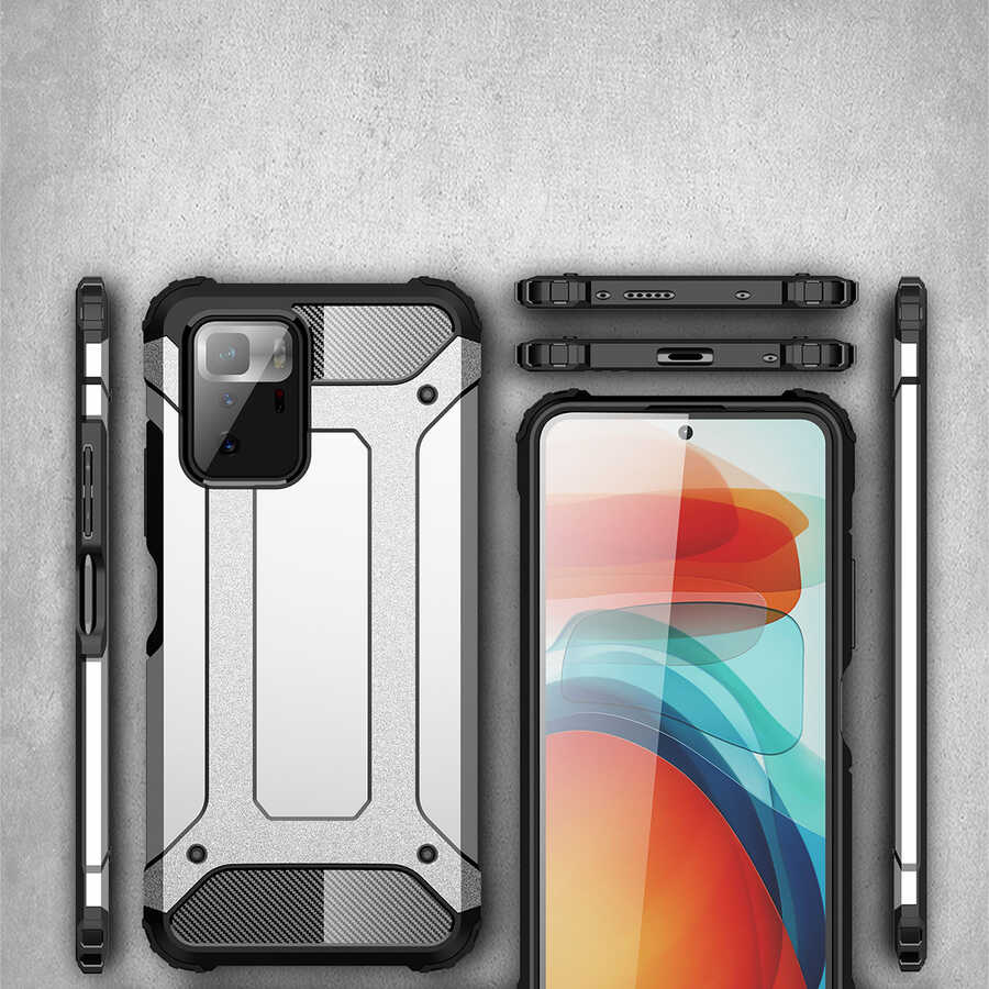 Xiaomi Poco X3 GT Uyumlu Kılıf Zore Crash Silikon Kapak - 5