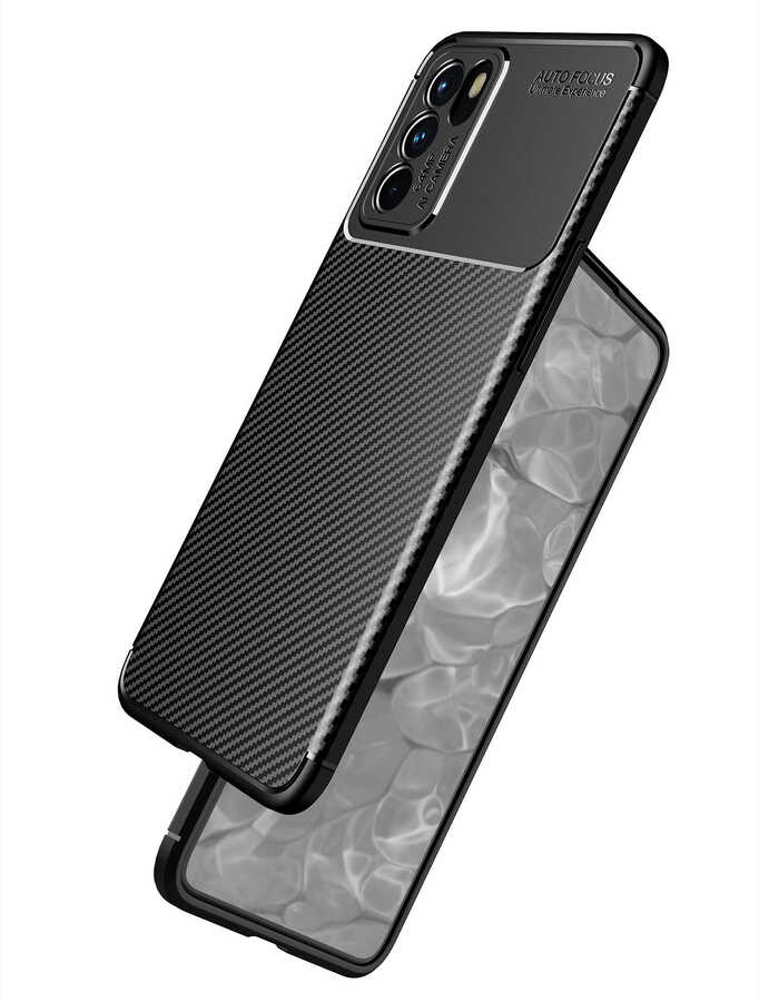Oppo Reno 6 4G Uyumlu Kılıf Zore Negro Silikon Kapak - 2