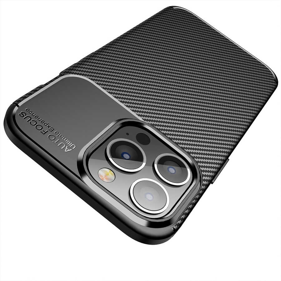 Apple iPhone 13 Pro Uyumlu Kılıf Zore Negro Silikon Kapak - 5