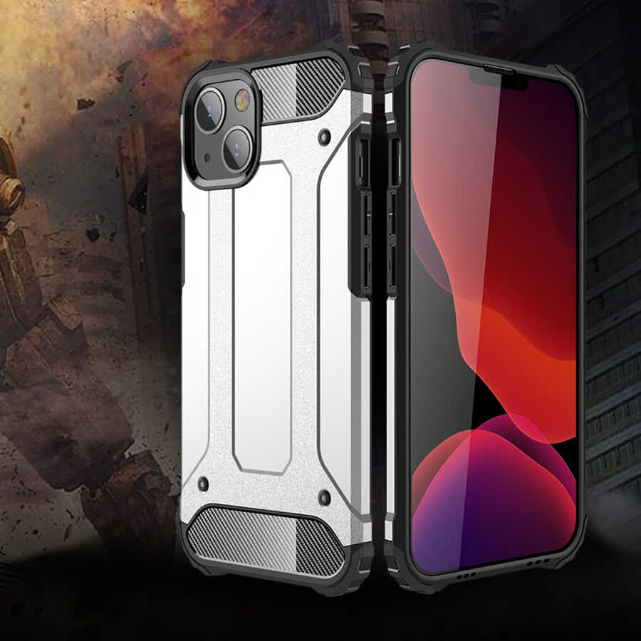 Apple iPhone 13 Uyumlu Kılıf Zore Crash Silikon Kapak - 9
