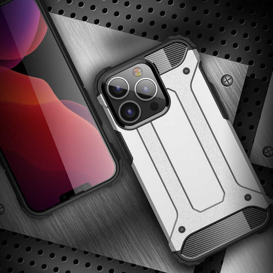 Apple iPhone 13 Pro Max Uyumlu Kılıf Zore Crash Silikon Kapak - 5