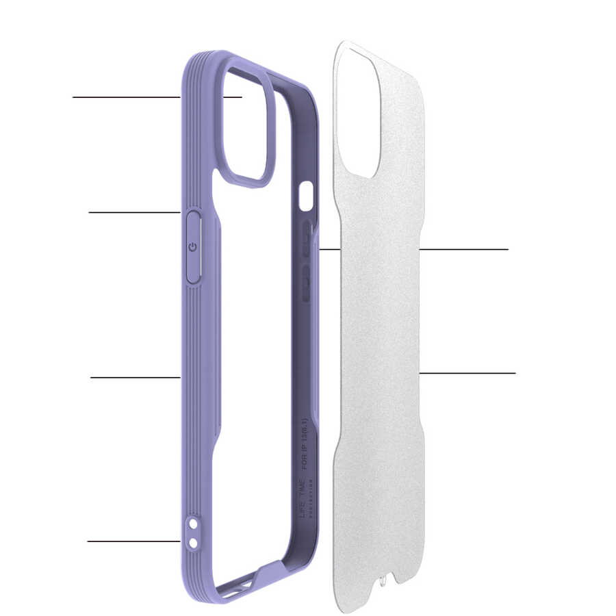 Apple iPhone 13 Mini Uyumlu Kılıf Zore Parfe Kapak - 2