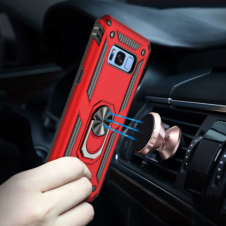 Samsung Galaxy S8 Uyumlu Kılıf Zore Vega Kapak - 3