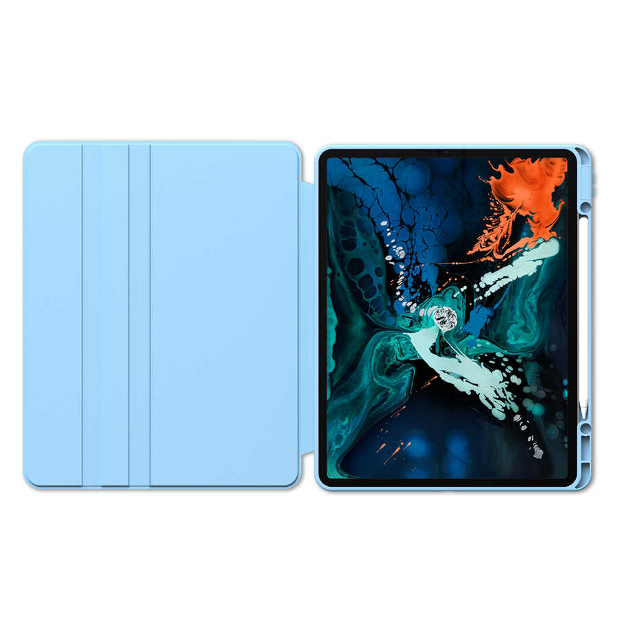 Apple iPad Pro 11 2021 Uyumlu (3.Nesil) Kılıf Zore Nayn Dönebilen Standlı Kılıf - 7