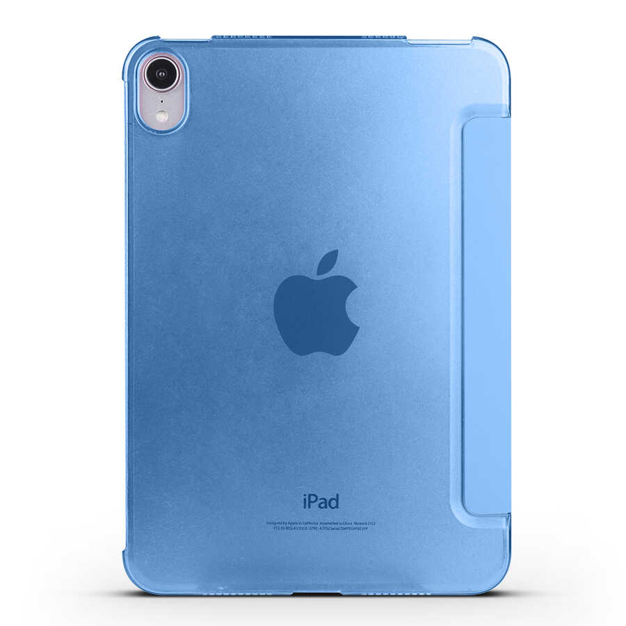 Apple iPad Mini 2021 Uyumlu (6.Nesil) Zore Smart Cover Standlı 1-1 Kılıf - 1
