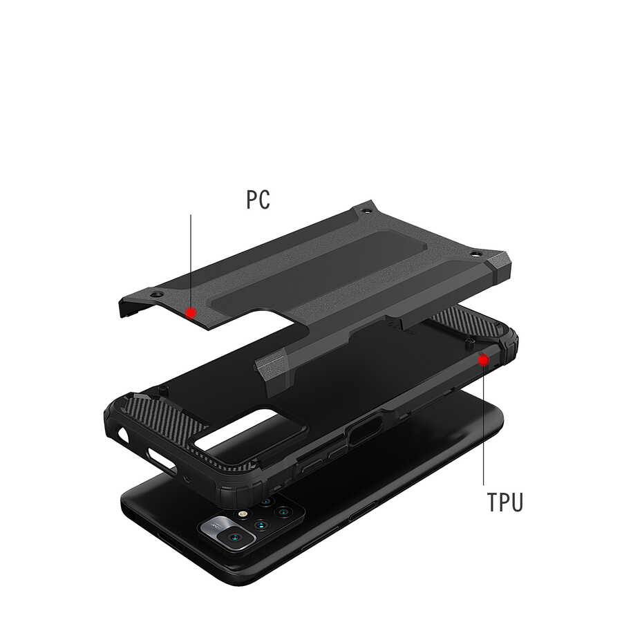 Xiaomi Redmi 10 Uyumlu Kılıf Zore Crash Silikon Kapak - 6