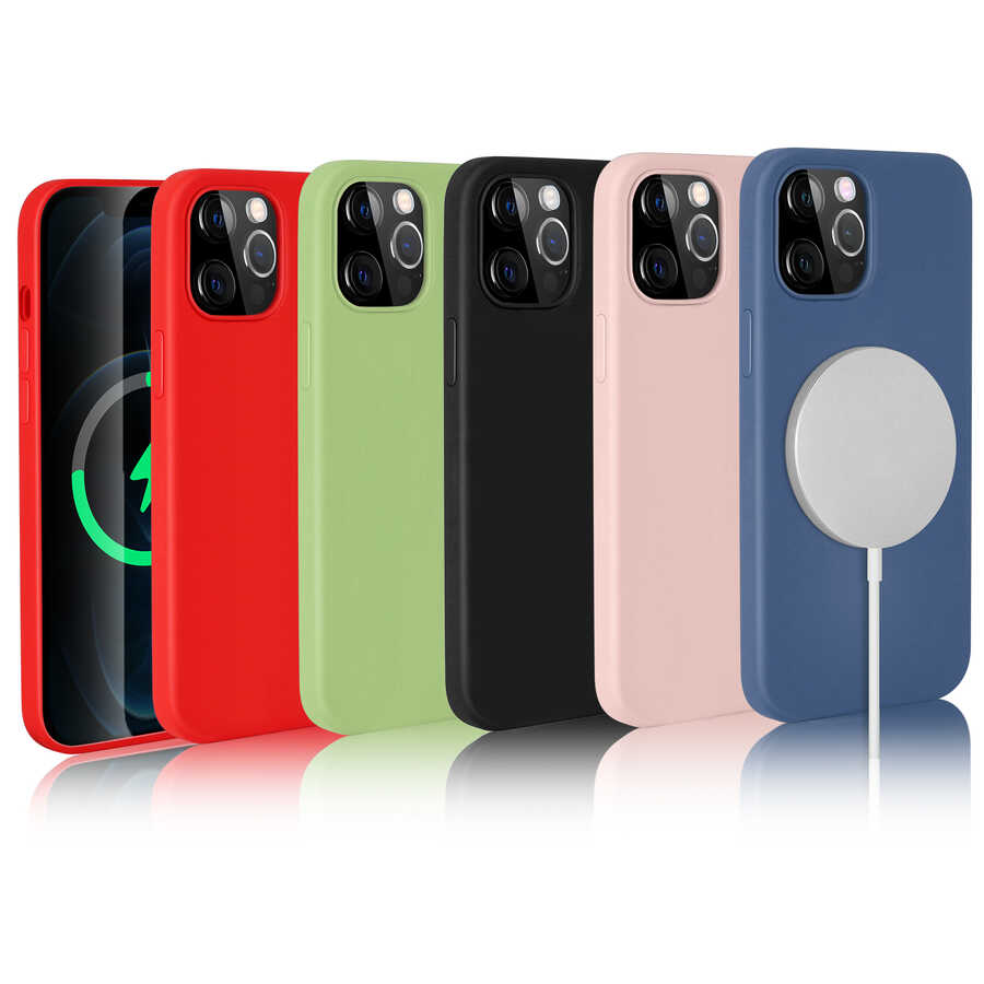 Apple iPhone 13 Pro Uyumlu Kılıf Zore Silksafe Wireless Kapak - 3