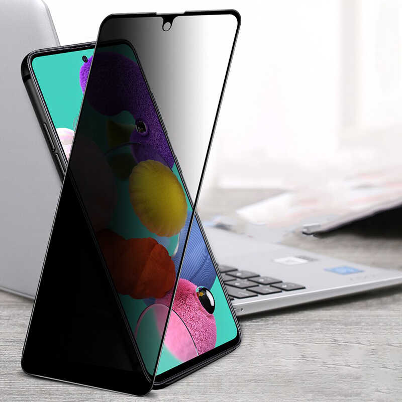 Omix X300 Uyumlu Zore New 5D Privacy Temperli Ekran Koruyucu - 1