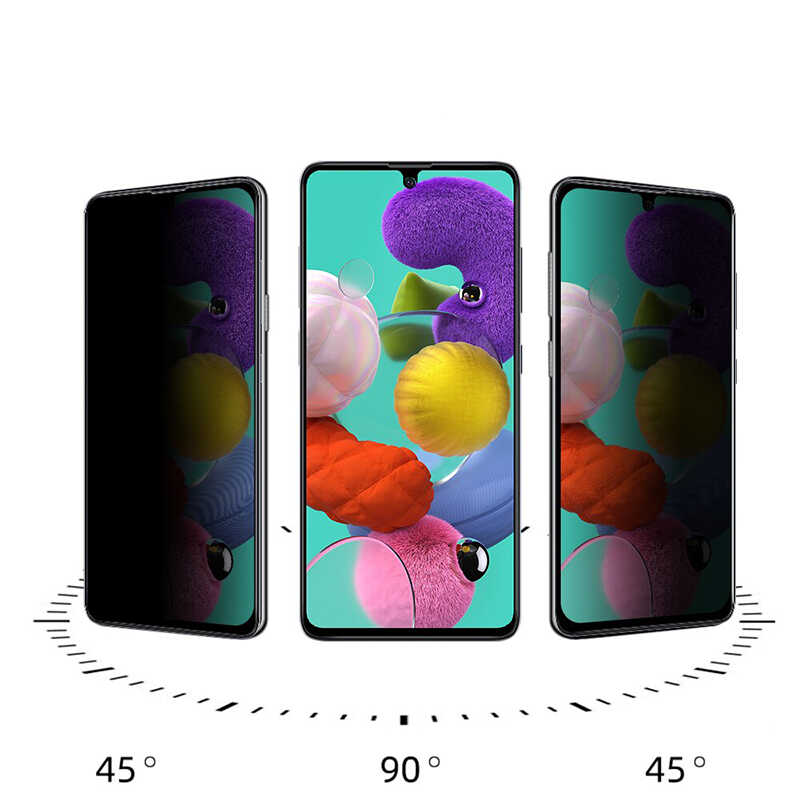 Omix X300 Uyumlu Zore New 5D Privacy Temperli Ekran Koruyucu - 4