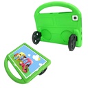 Samsung Galaxy Tab A7 10.4 T500 2020 Uyumlu Zore Wheel Car Tekerlek Standlı Tablet Eva Silikon Kılıf - 1