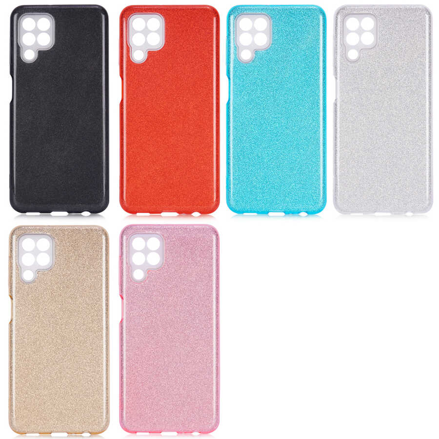 Samsung Galaxy M22 Uyumlu Kılıf Zore Shining Silikon - 1