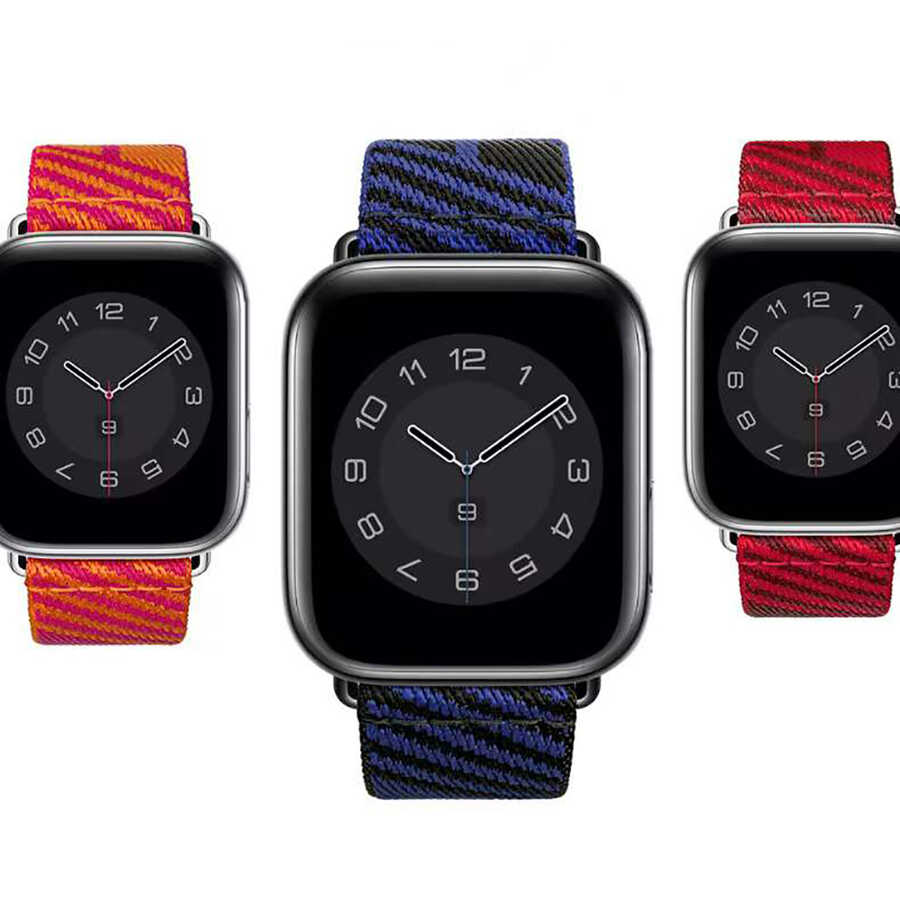 Apple Watch 38mm Uyumlu KRD-51 Hasır Kordon - 5