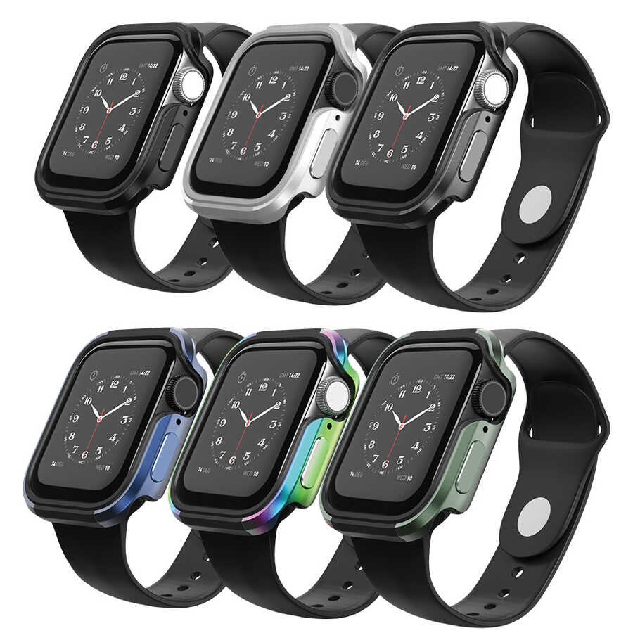 Apple Watch 7 45mm Uyumlu Wiwu Defense Watch Kapak - 9
