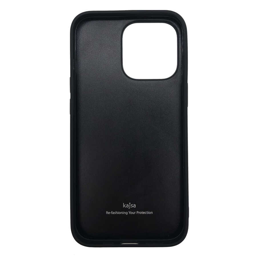 Apple iPhone 13 Pro Uyumlu Kılıf Kajsa Preppie Serisi Dark Kapak - 3
