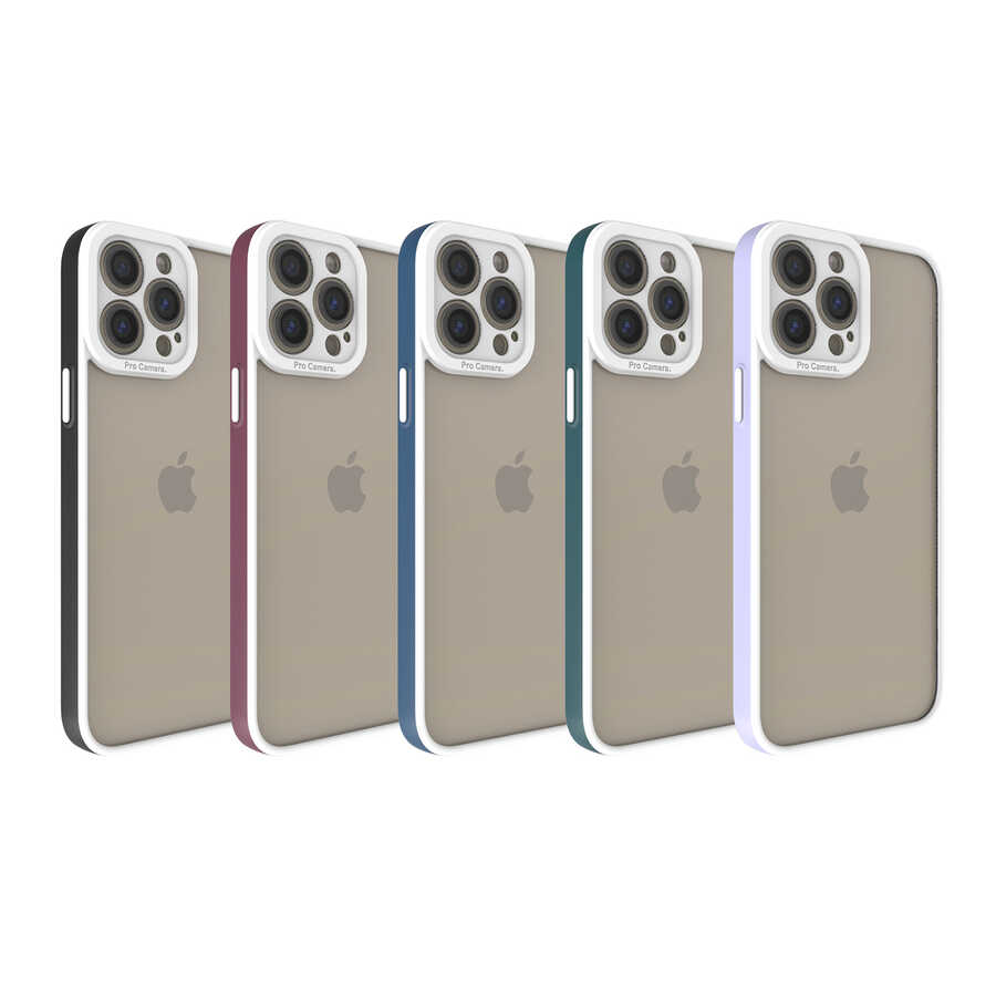 Apple iPhone 13 Pro Max Uyumlu Kılıf Zore Mima Kapak - 1